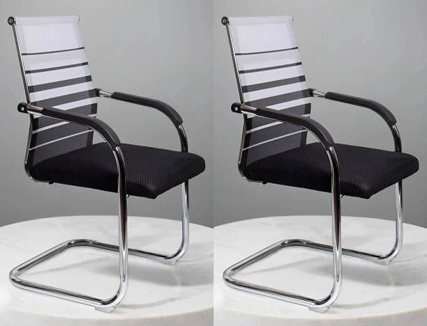 Decent Hut AirMesh Ergonomic Mid Back, Finish Heavy Duty Metal Base Mesh Fabric Office Arm Chair