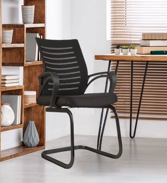 MAESTRO Mesh Mid-Back Visitor Chair Fabric Office Visitor Chair Fabric Office Conference Chair