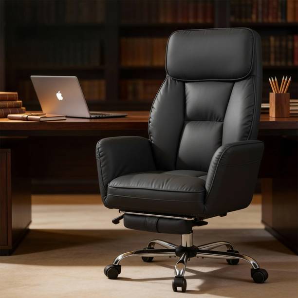 Drogo Ergonomic Computer Office Chair for Work from Home with High Back, Cushion Seat Mesh Office Executive Chair