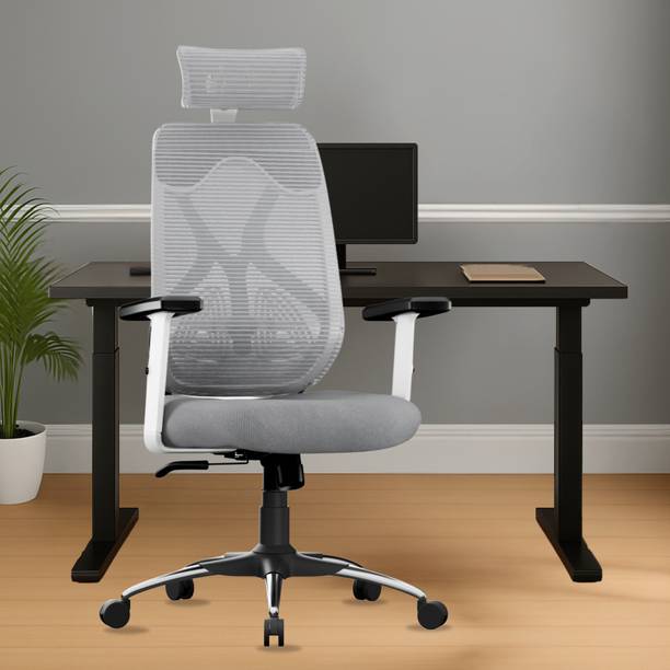beaatho Dusk High Back Ergonomic Revolving Nylon Office Adjustable Arm Chair