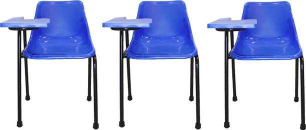 Deal Dhamaal Student Chair with Glossy Seat & Writing Pad, Heavy 1" Inch Pipe (Set of 3) NA Study Arm Chair