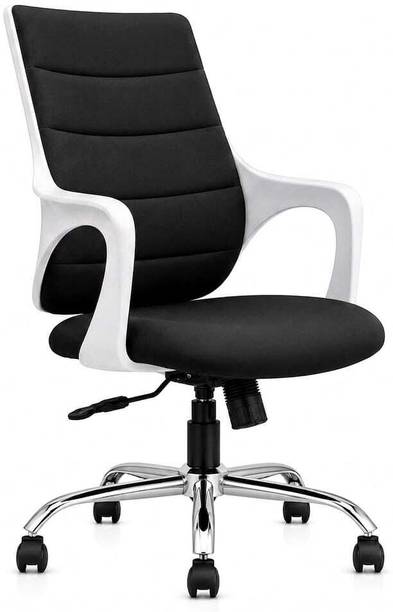 Aayra AAYRA Prime Elite Mid-Back Ergonomic Office Chair | Revolving Leatherette, Nylon Office Executive Chair