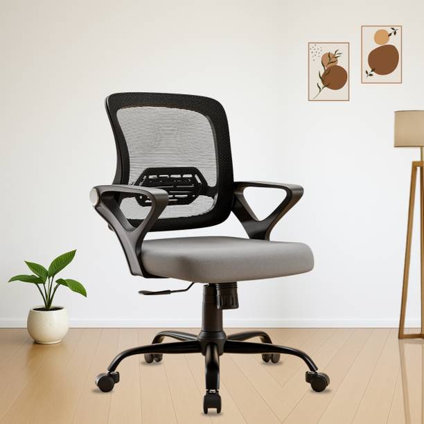oggon Ergolux Mid Back Mesh Ergonomic Mesh Office Executive Chair