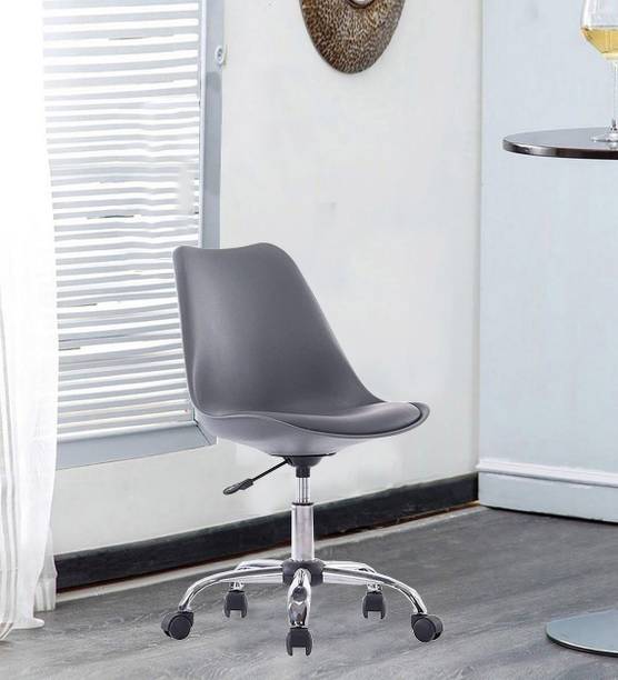 MAESTRO Study Stool With Chrome Base Fabric Office Executive Chair