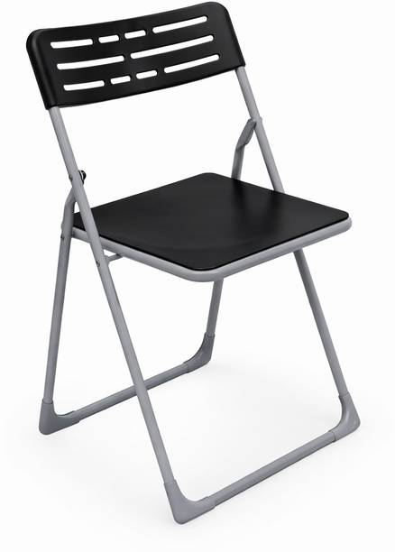 Dandles Heavy PVC Material Folding Chair with Metal Frame | for Home, Office, Shop NA Office Folding Chair
