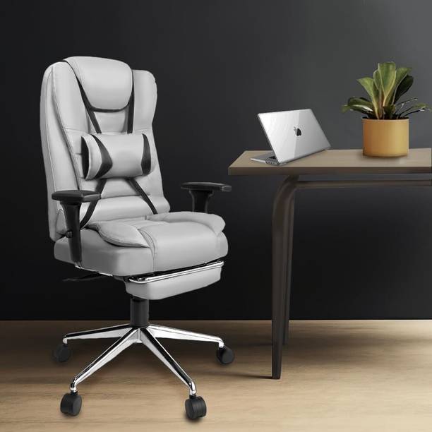Kepler Brooks Comfortable Ergonomic Office Chair with 3 Years Warranty | Italia Pro | Leatherette Office Adjustable Arm Chair