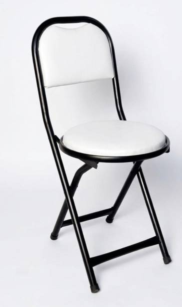 DPI Metal Folding Chair Upholstered Leatherette for Space-Saving Design Cotton Study Folding Chair