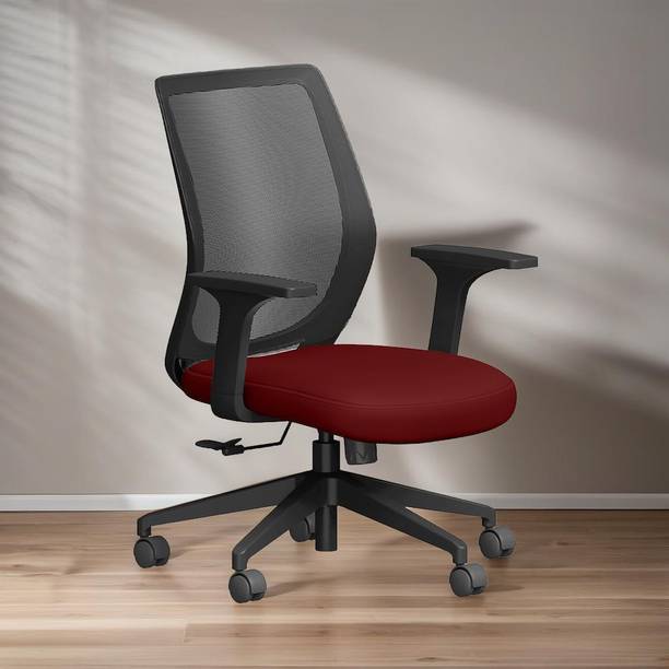 Godrej Interio Curv Wide Back Ergonomic Fabric Office Arm Chair