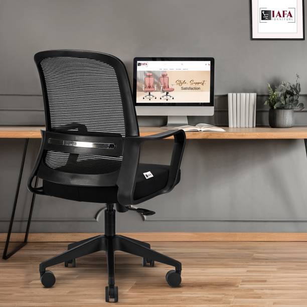 RAAJAA Mesh Office Adjustable Arm Chair