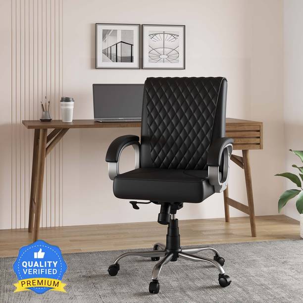 CARLTON LONDON Pebble Leatherette Office Executive Chair