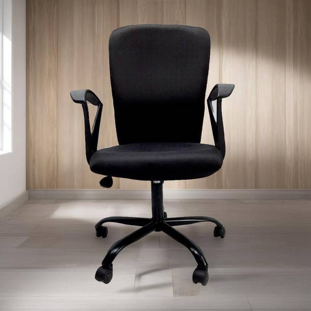 realchairs Cotton Blend Office Adjustable Arm Chair