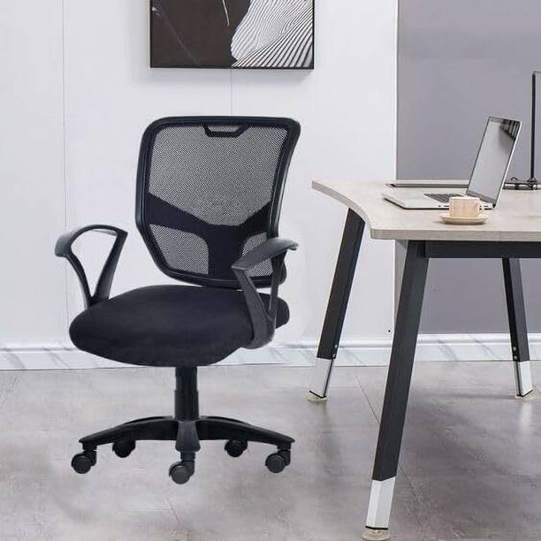 MAESTRO SEATING SYSTEMS Home & Office Mesh Chair with Fixed Handles -Comfortable Desk Chair Office Chair Fabric Office Adjustable Arm Chair