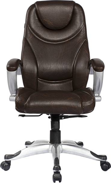 Adiko Designer Executive Chair in Brown Leatherette Office Executive Chair