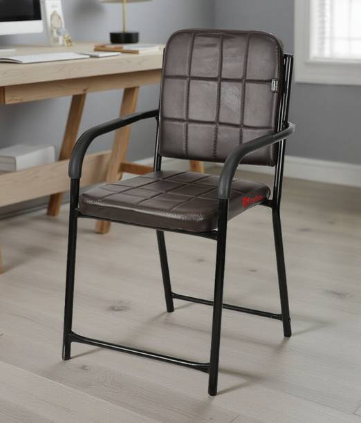 KITHANIA Comfort Multipurpose Dining Home Office Study Chair with Cushion seat cast iron Metal Dining Chair