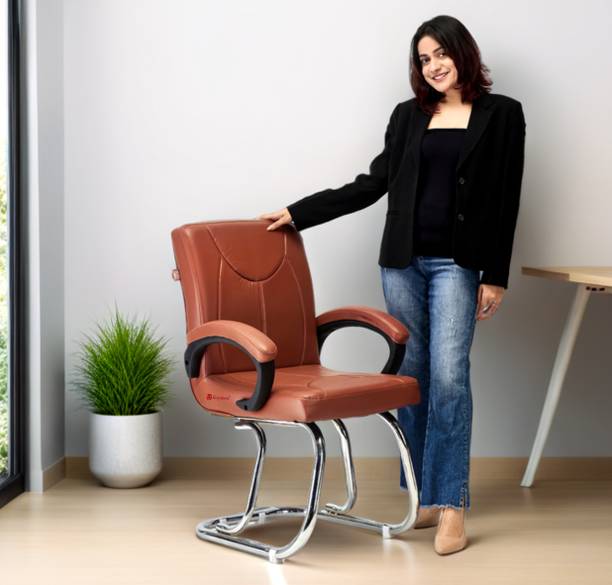 SOMRAJ Director Principal Manager Office Visitor Study Reception home Chair with arm Leatherette Office Arm Chair