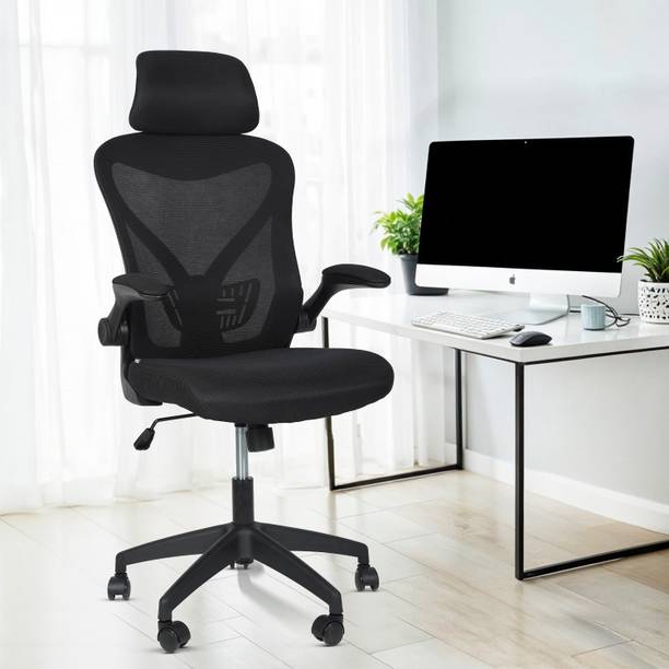 Drogo Office for Work from Home Computer with Head & Lumbar Support Mesh Office Executive Chair