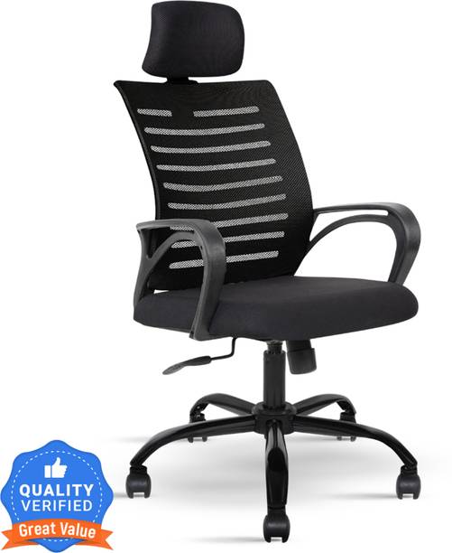 IAFA Diego High Back Ergonomic Office Chair Heavy Duty Black Metal Base 2 yr Warranty Mesh Office Arm Chair