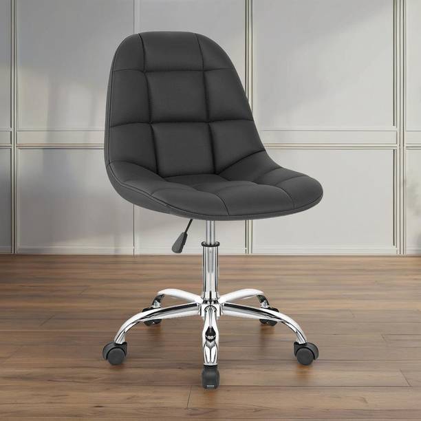 Oakcraft Winsome Mid-Back Armless for Small Space, Living Room, Make-up, Studying Leatherette Office Visitor Chair