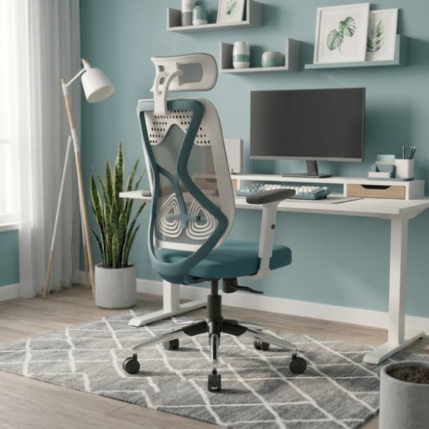 GREEN SOUL Zodiac Lite High Back Ergonomic Chair|Home, Office, WFH|1D Armrest|Premium Mesh Office Adjustable Arm Chair