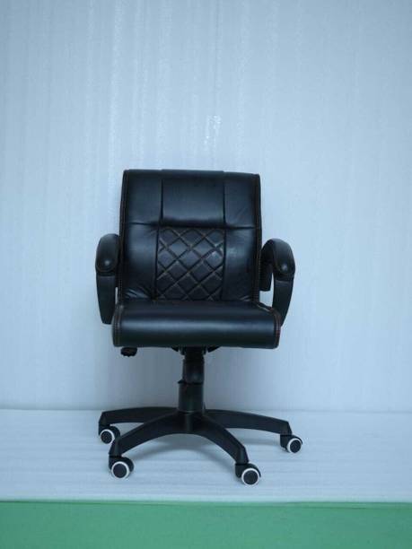 Denish Leather Office Adjustable Arm Chair