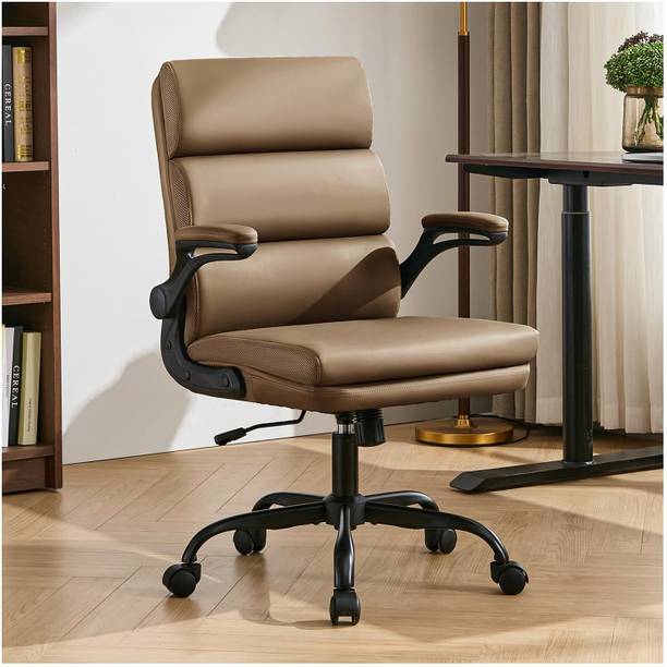 CHAIRTECH Mid/Medium/Low Office Chair Adjustable Desk Chair Back Executive Comfortable Leatherette Office Conference Chair