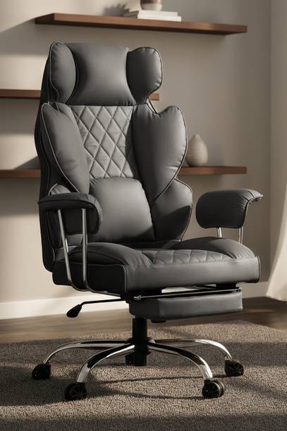 Drogo Ergonomic High Back Computer Office Chair with 400LBS CushionSeat Armrest PU Leather Office Executive Chair