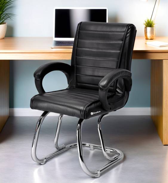 KITHANIA Office Ergonomic heavy visitor Home & Office visitor Study Reception Chair Leather Office Executive Chair