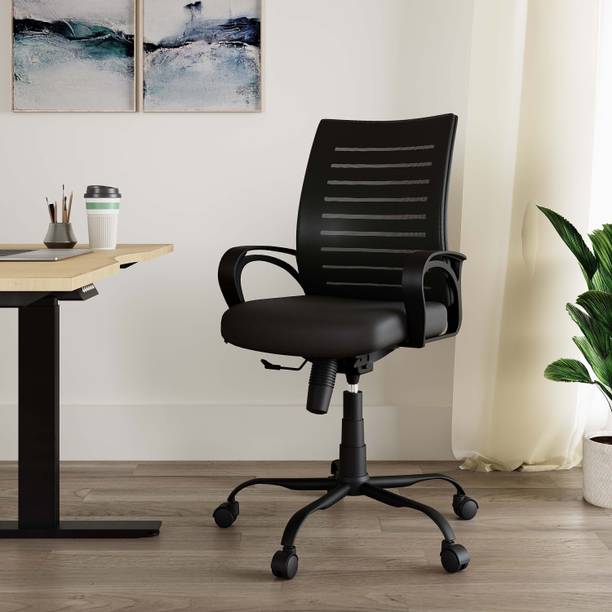 KR Enterprises -BK-09 Mesh Office Arm Chair
