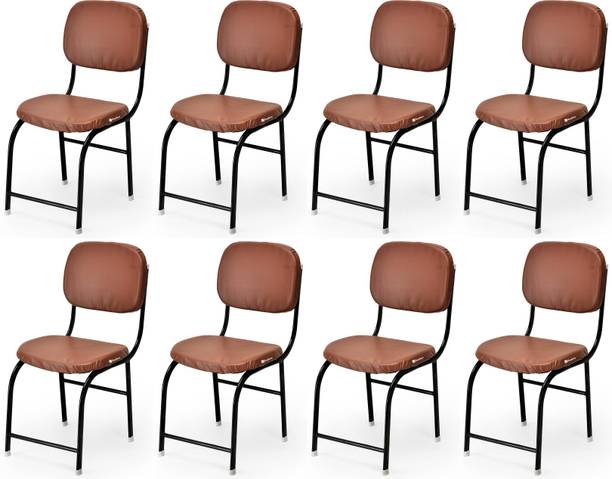 P P CHAIR Office Home Visitor Study Student Chair Student Table Chair Metal Dining Chair Leatherette Office Visitor Chair