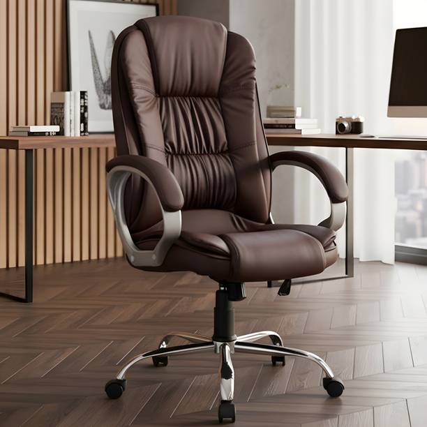 MRC Executive Chairs M061 Pro High Back Office Chair Ergonomic Premium Finish Ultra Comfort Leatherette Office Executive Chair
