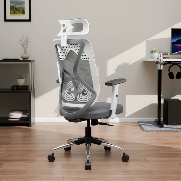 GREEN SOUL Zodiac Lite High Back Ergonomic Chair|Home, Office, WFH|1D Armrest|Premium Mesh Office Adjustable Arm Chair