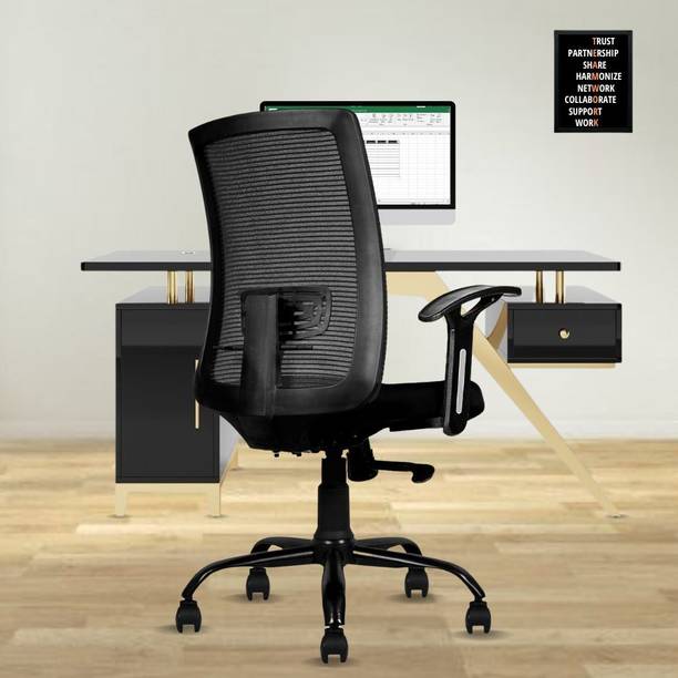 beaatho Apollo Mesh Mid Back Revolving Office Chair Mesh Office Conference Chair