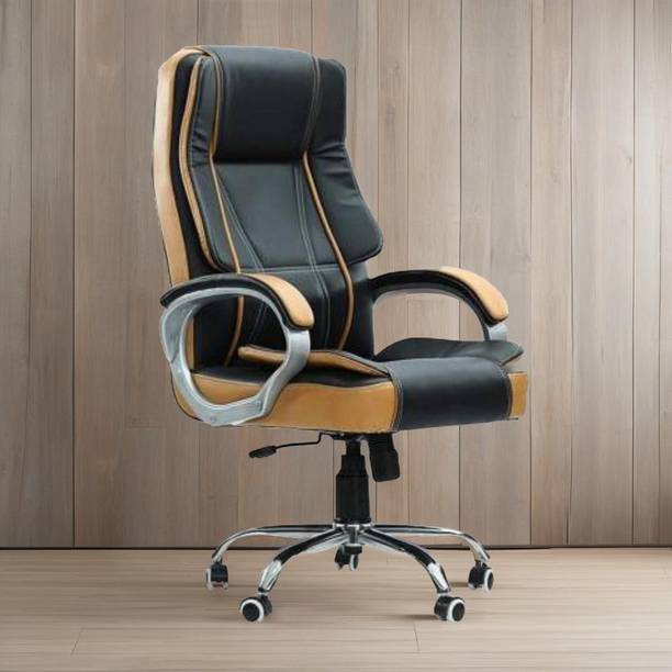 Guru Leather Office Adjustable Arm Chair