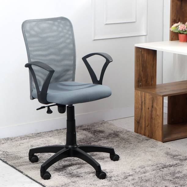 Flipkart Perfect Homes Fabric Office Arm Chair