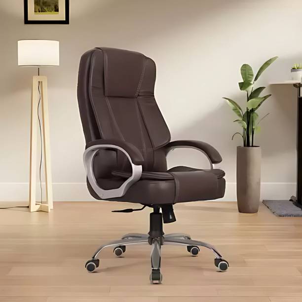 RUDRAKSH Leather Office Arm Chair
