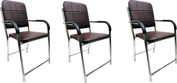 GOYALSON Ergonomic Executive High Back Desk Office visitor study home work Chair Leatherette Office Visitor Chair