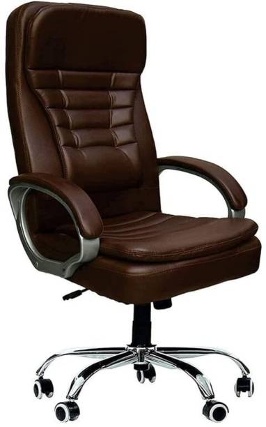 Flipkart Perfect Homes High Back Ergonomic Revolving Premium Finish Ultra Comfort Leatherette Office Arm Chair