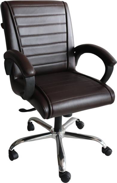 SOMRAJ Leatherette Office Arm Chair
