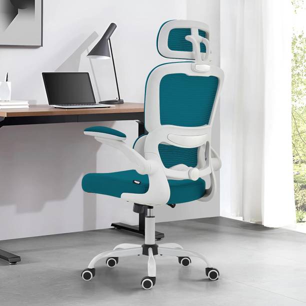 Drogo Ergonomic Office Chair/Computer Chair with Adjustable headrest & Lumbar support Mesh Office Adjustable Arm Chair