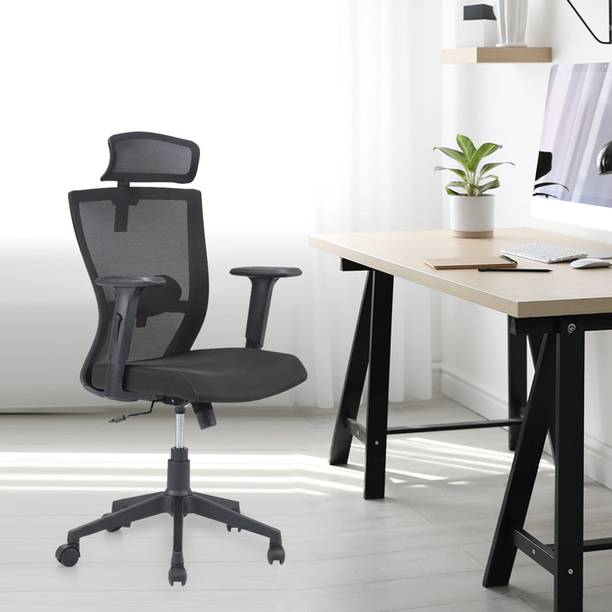 Nilkamal Fabric Office Arm Chair