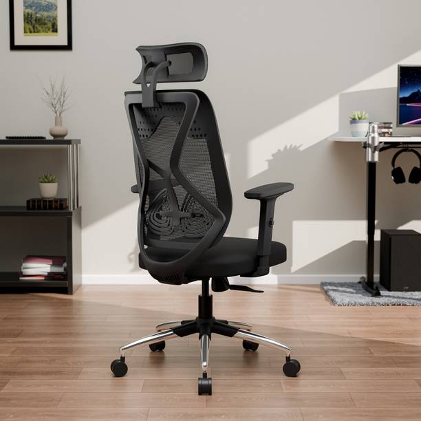 GREEN SOUL Zodiac Lite High Back Ergonomic Chair|Home, Office, WFH|1D Armrest|Premium Mesh Office Adjustable Arm Chair