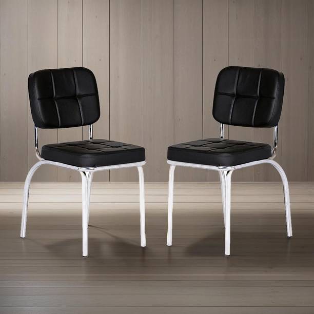 ACTIVA Spectrum Chrome Polished Steel Leatherette Office Visitor Chair