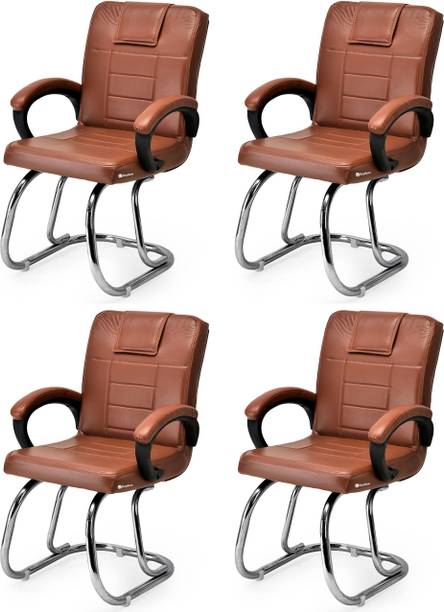SOMRAJ Ergonomic Director Principal Manager Office Visitor Study reception Chair Leatherette Office Arm Chair