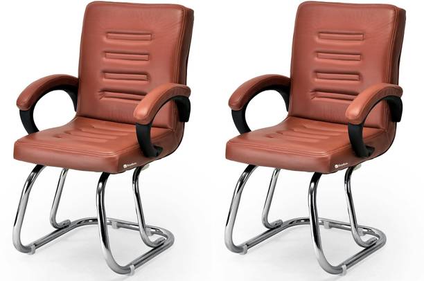 GOYALSON Director School principal Reception Ergonomic Home Office visitor Study Chair Leatherette Office Visitor Chair