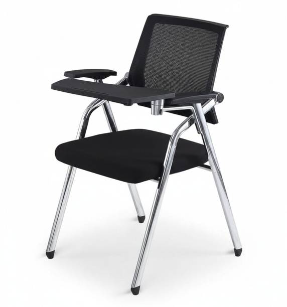 POLO Ergonomic Mesh Lecture Chair with Writing Tablet, Adjustable Writing Pad Mesh Study Folding Chair