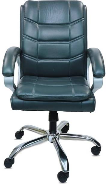 Binani Executive Revolving Office Chair|Computer Desk Chair with Cushioned Seat & Back| Leatherette Office Executive Chair