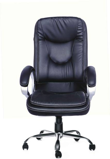 Adiko Adiko Double cushioned High Back Executive Office chair Revolving Leatherette Office Executive Chair