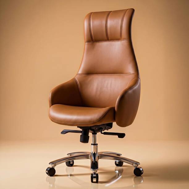 Drogo Calista Ergonomic Office Chair | 3-Point Tilt Lock, Vegan Leather Leatherette Office Executive Chair