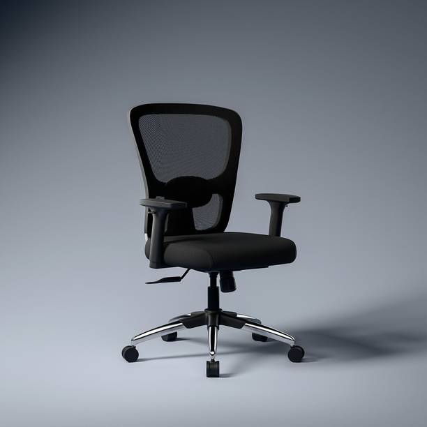 GREEN SOUL Jupiter Superb Mid Back Ergonomic Chair|Home, Office|Adj. Armrest|Lumbar Support Mesh Office Adjustable Arm Chair