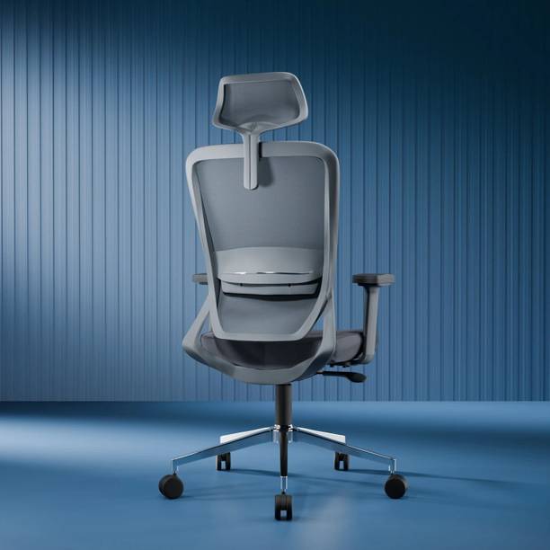 Vergo Ease High Back Ergonomic Chair, 3D Armrest, For Back Pain, Home, Gaming, Premium Mesh, Fabric Office Adjustable Arm Chair